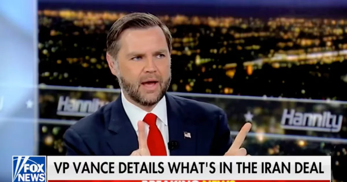 Vance Pushes Back After Trump's Iran Post, Says No U.S. Cash for Iran