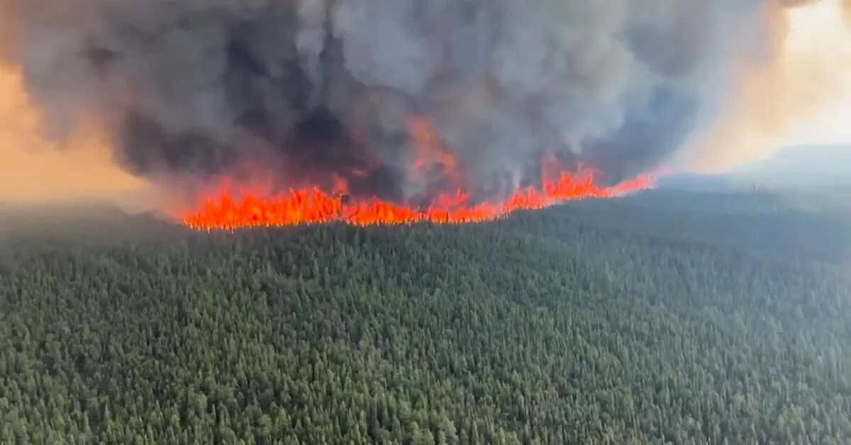 Canadian Provinces Battle Wildfires: BC Burns, Quebec Saves Hydro Plants.