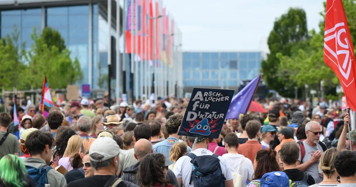 Protests surge as AfD holds annual congress in Erfurt
