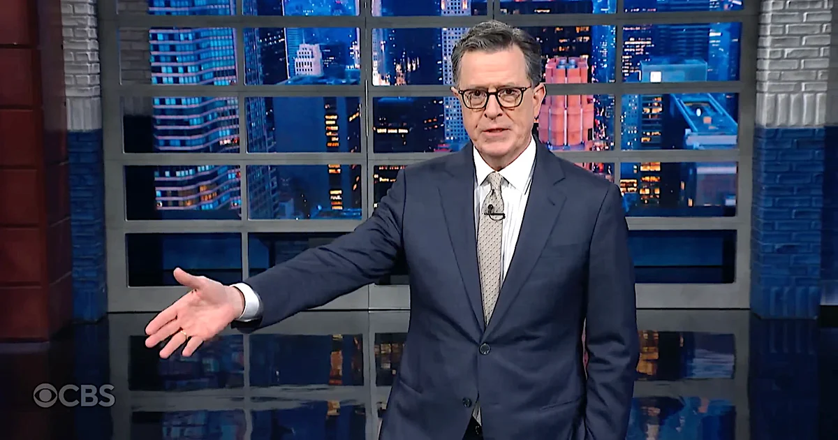 Colbert Claims Iran War Could Hit Trump’s Wallet and Reputation