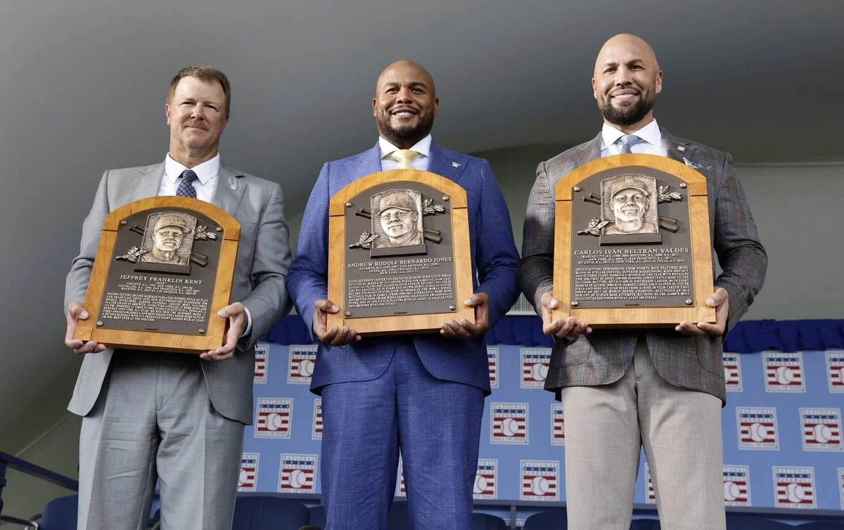 Three Paths to Cooperstown: Beltrán, Jones and Kent Earn Hall of Fame Inductions