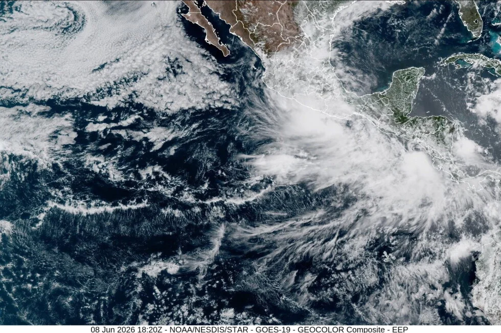 Eastern Pacific Storm Cristina Forms Off Nicaragua