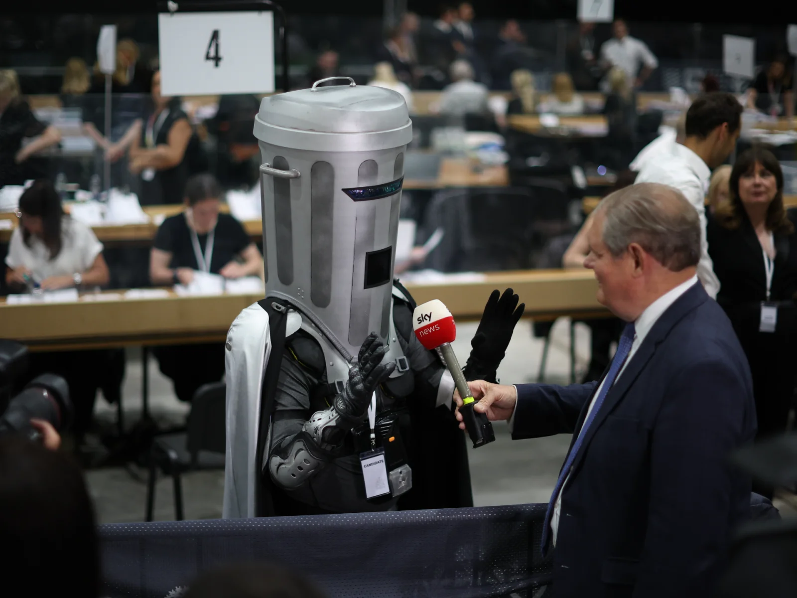 Count Binface Enters Clacton By-Election to Challenge Farage in Satirical Showdown