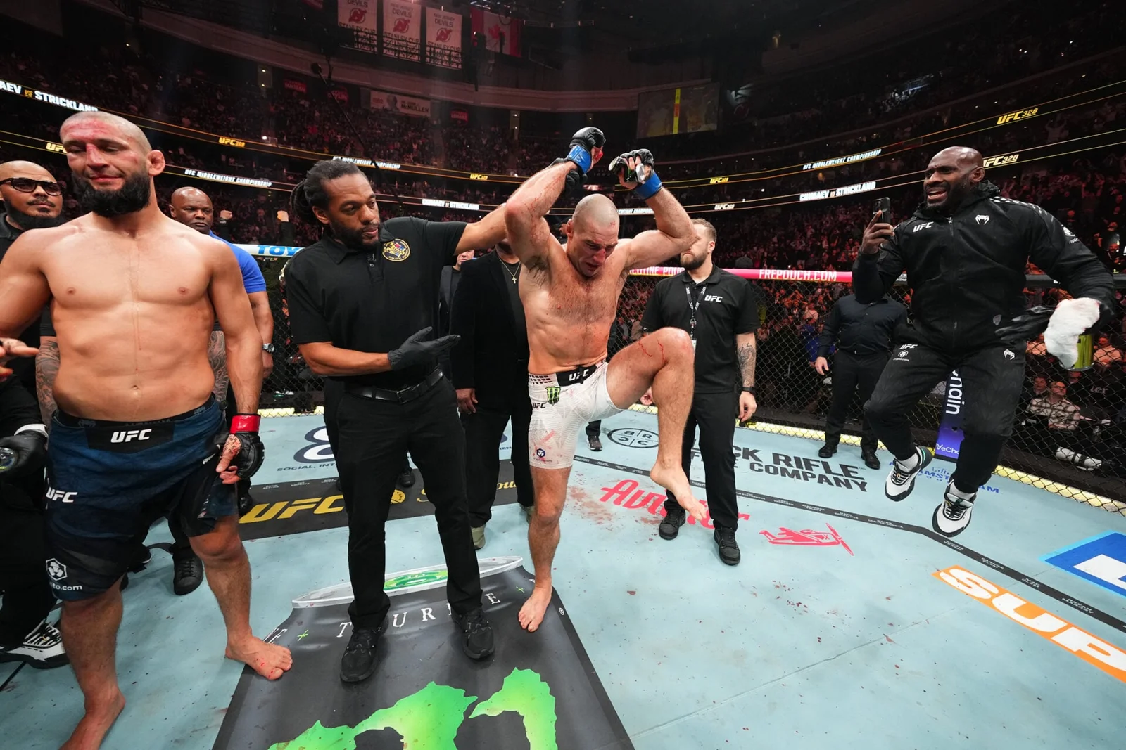Strickland Breaks Middleweight Strike Records With UFC 328 Triumph