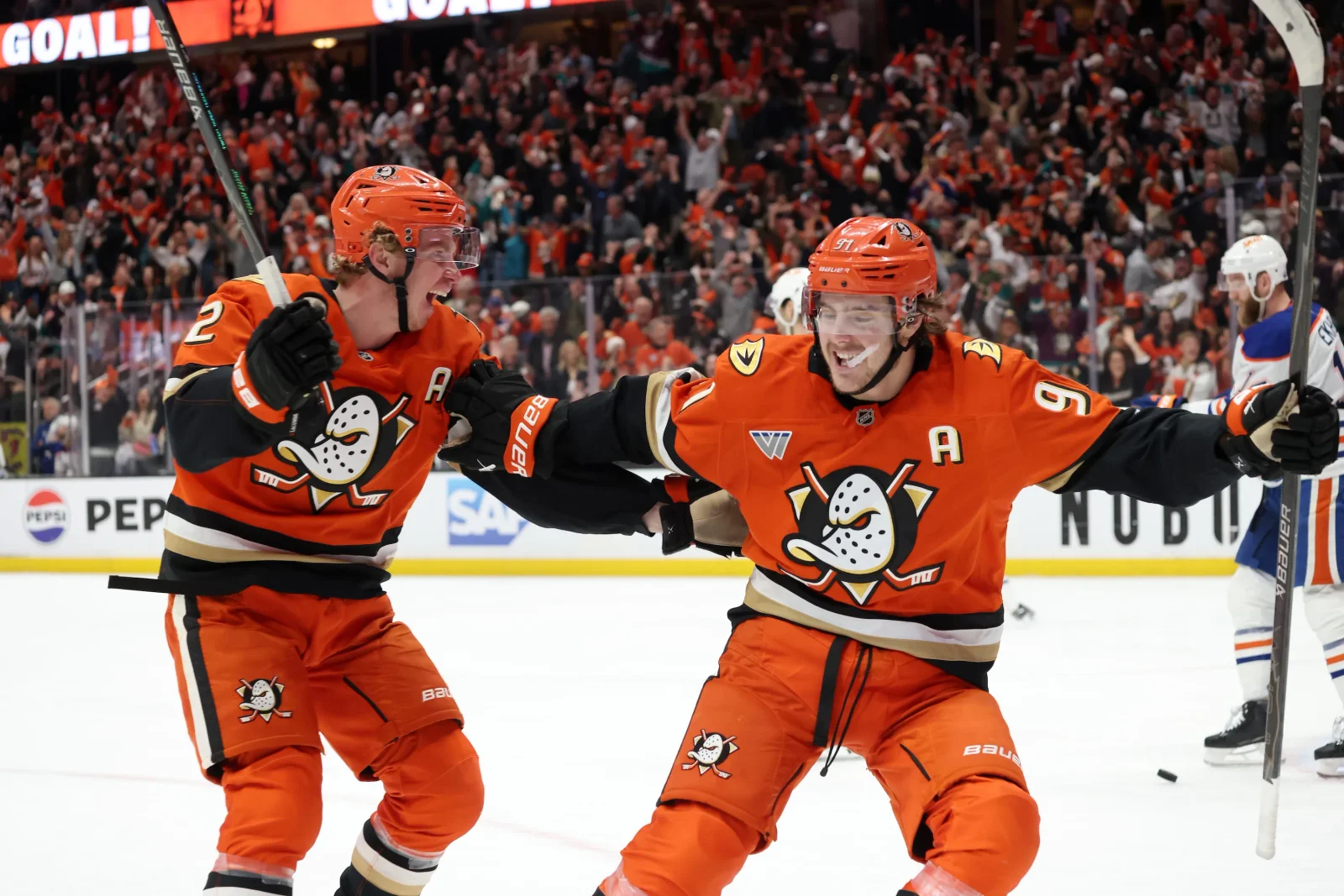 Ducks Ride Speed and Youth to Oust Oilers in Six