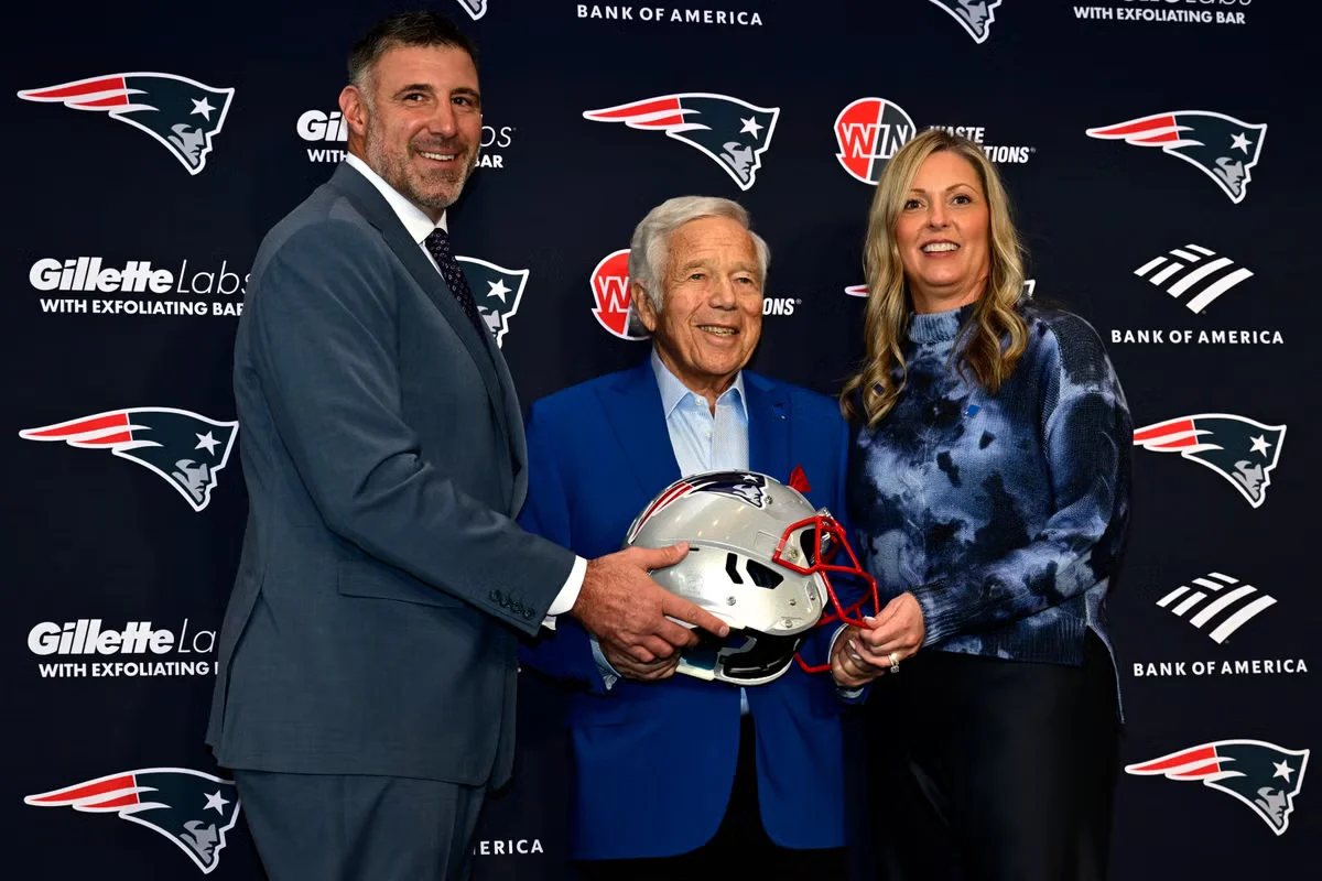 Vrabel’s chilly entrance at Swift-Kelce wedding sparks online jokes amid Russini fallout