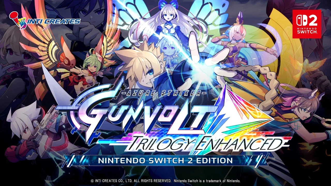 Azure Striker Gunvolt Trilogy Enhanced: Switch 2 Edition adds GX mode and boosted visuals