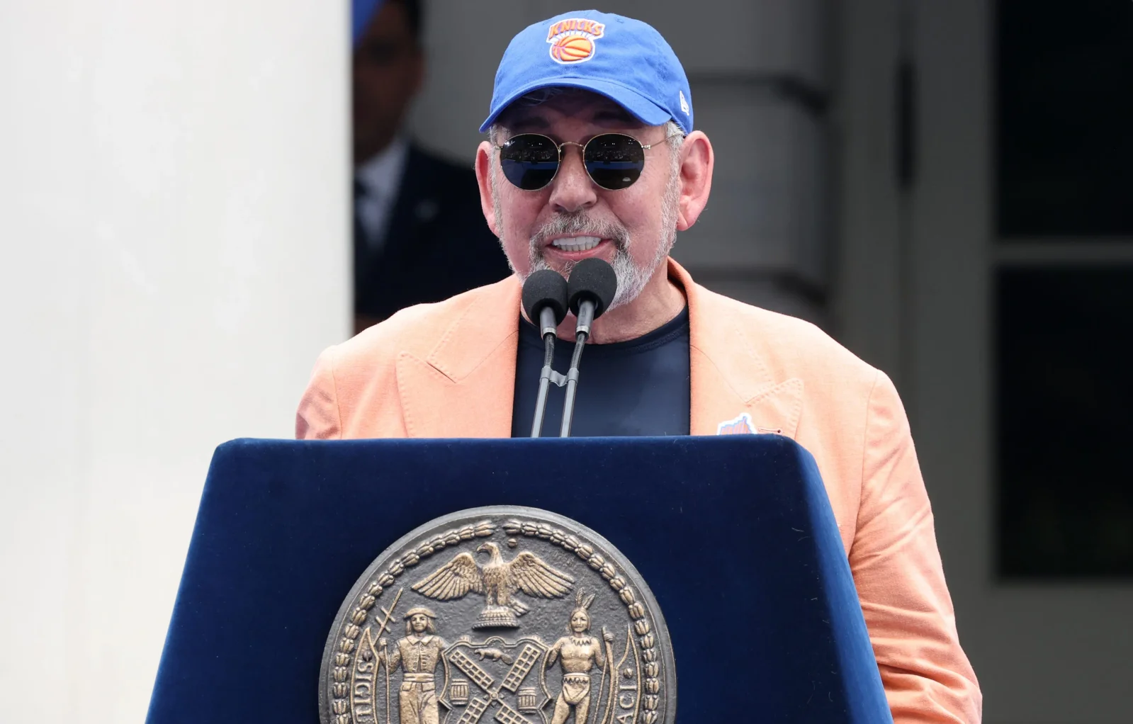 Dolan's Microphone Moment Clouds Knicks' Victory Parade