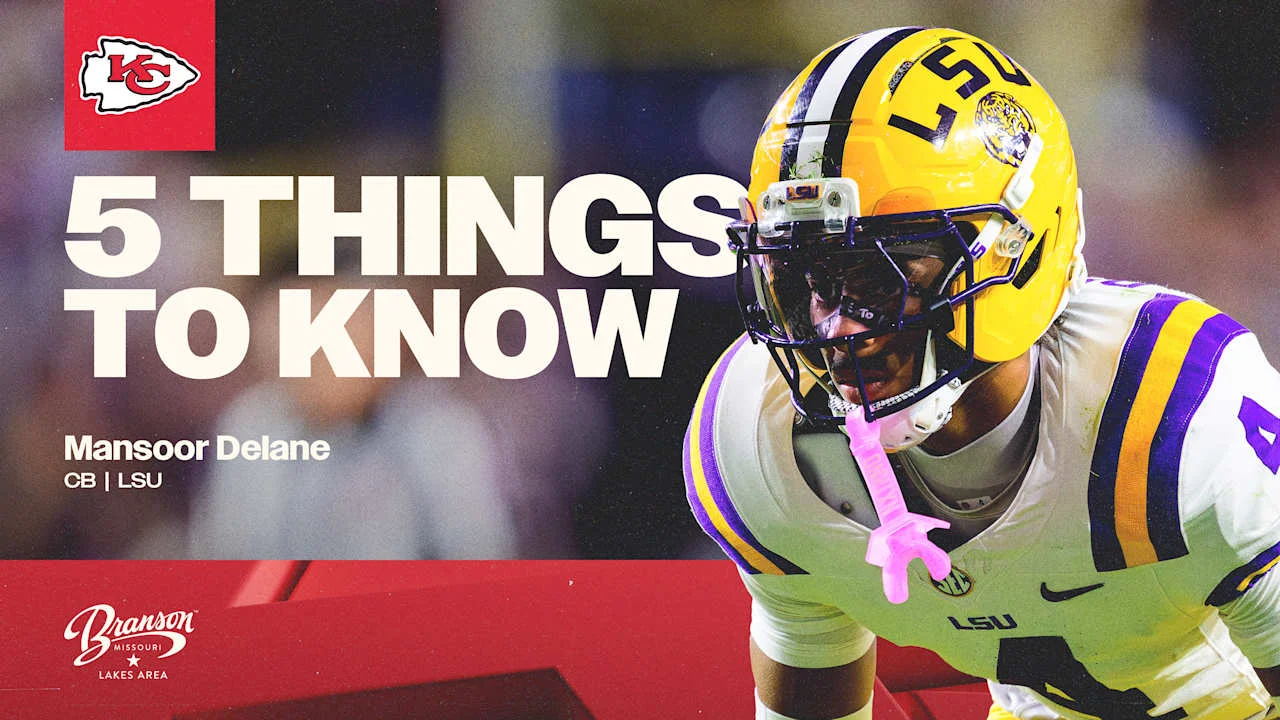 Chiefs Add LSU Corner Mansoor Delane with No. 6 Pick in 2026 NFL Draft