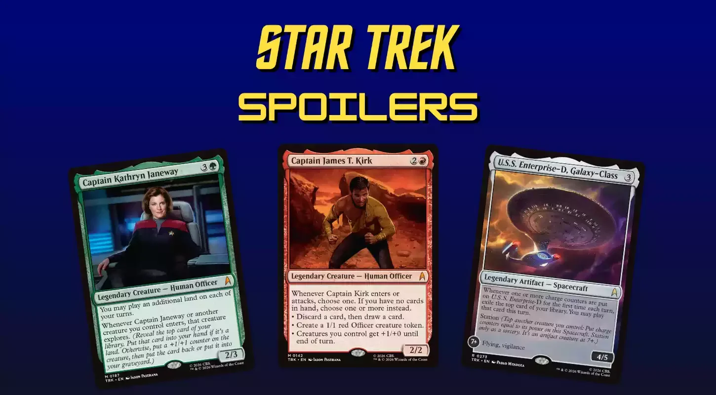 MTG Star Trek Spoilers Arrive Live as Fans Hunt MSRP Deals