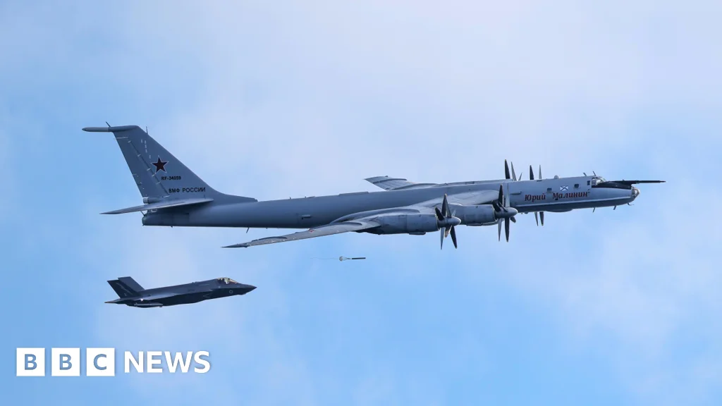 UK jets warn off Russian patrol plane near carrier in Norwegian Sea