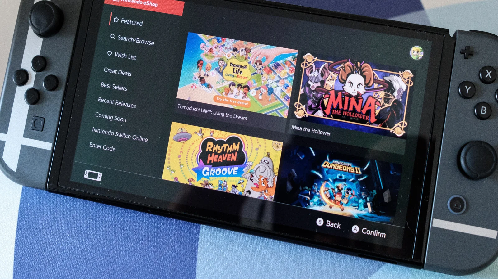 Switch eShop gets native app, dark mode, and faster browsing