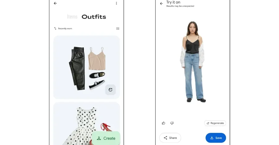 Google Photos adds an AI wardrobe to remix outfits from your photos