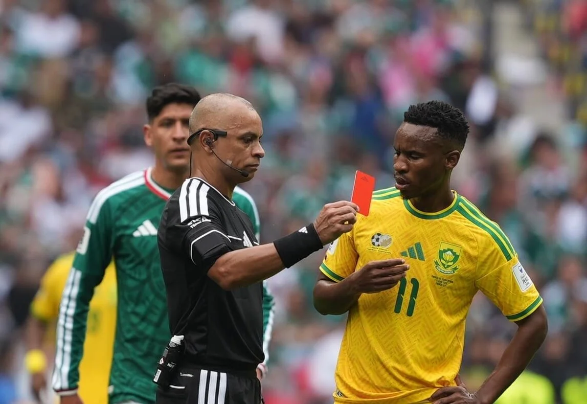 Mexico's World Cup opener erupts in chaos as three red cards stun fans