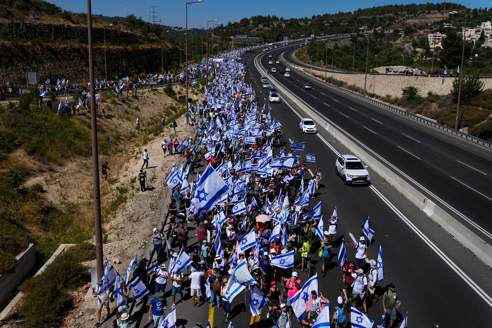 Massive Protests Sweep Israel as Thousands March to Jerusalem in Defiance of Judicial Reforms