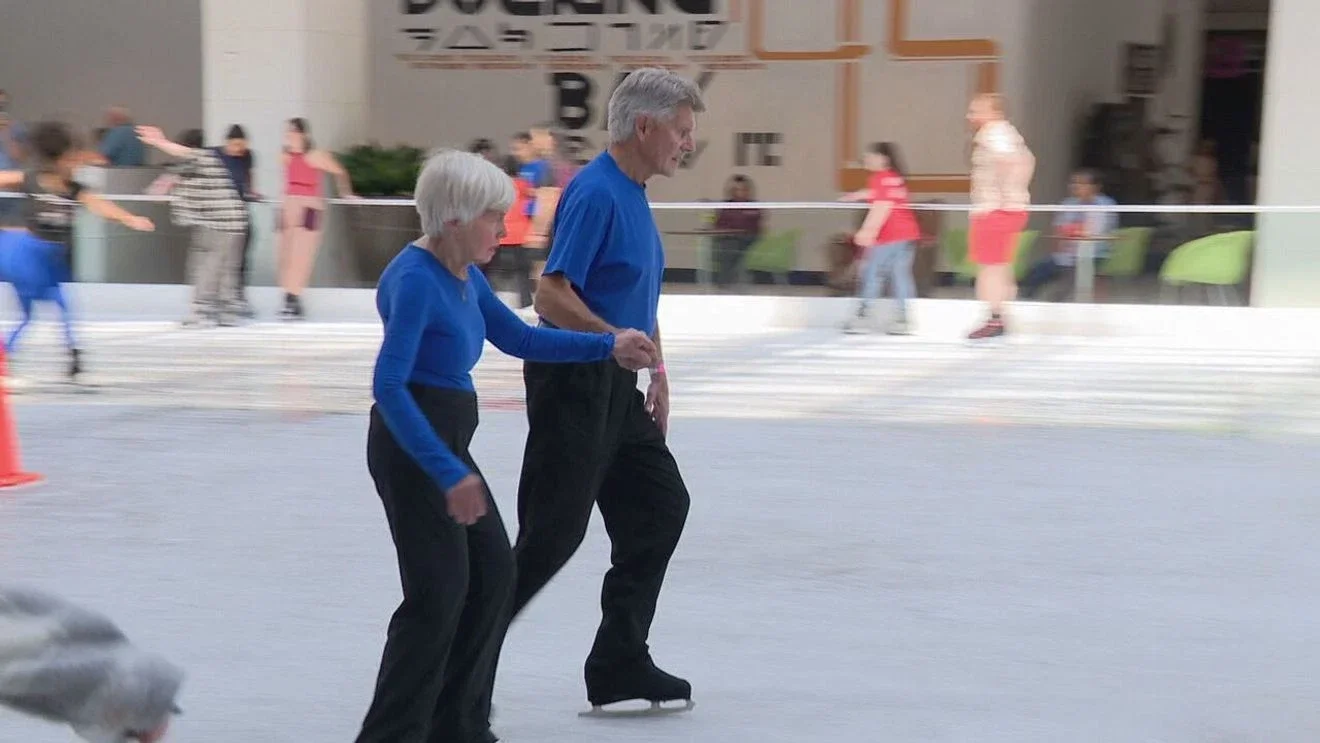 Last spins at Lloyd Center: Portland’s iconic skating couple bids farewell
