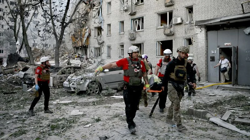 Kyiv under deadly assault as Russia deploys drones and ballistic missiles against residential areas