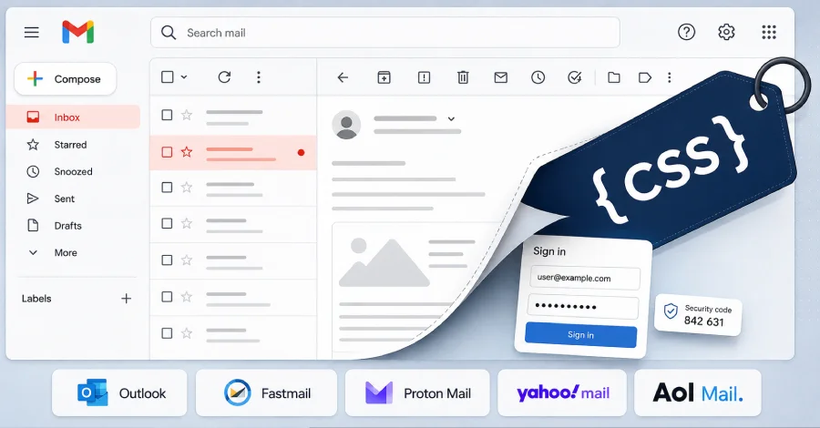 CSS Attacks Break Webmail Boundaries, Stealing Passwords and Tokens