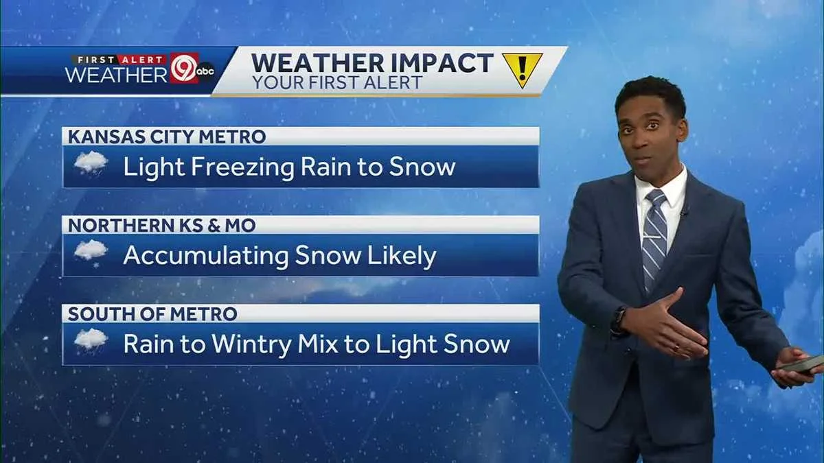 "Kansas City Braces for Ice-Heavy Winter Storm"
