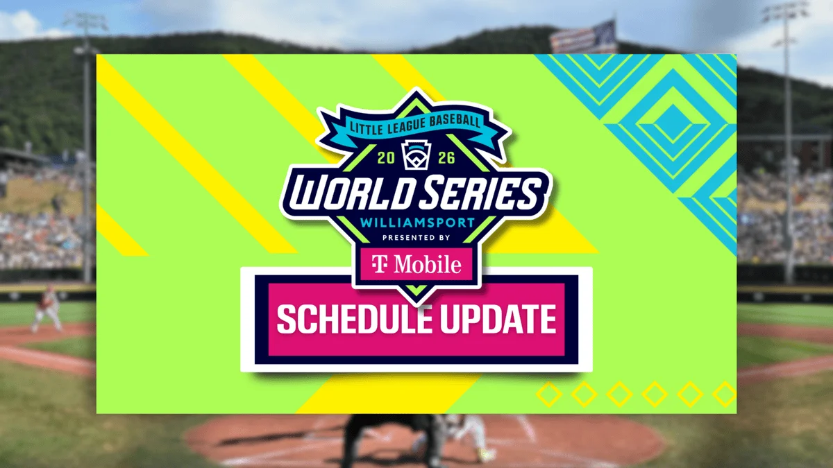 Weather delays force ESPN to reshuffle Friday's Little League World Series lineup