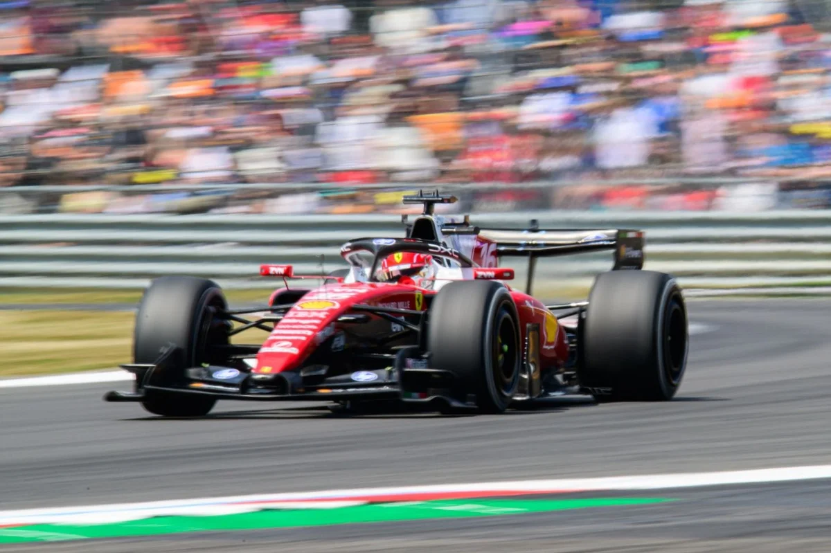 Leclerc leads at Silverstone as Hamilton incurs false-start penalty