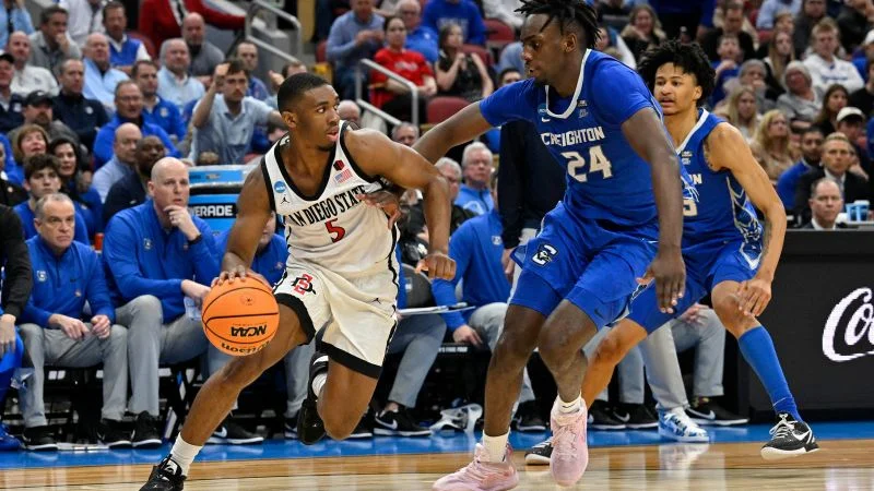 San Diego State advances to Final Four with thrilling win over Creighton.