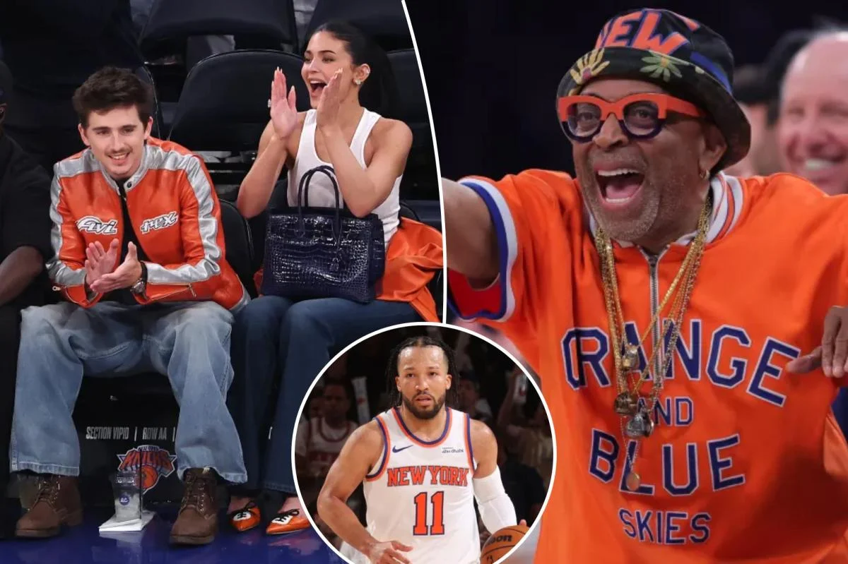 Celebrity Row boosts? Knicks lore around Chalamet, Jenner and Spike Lee