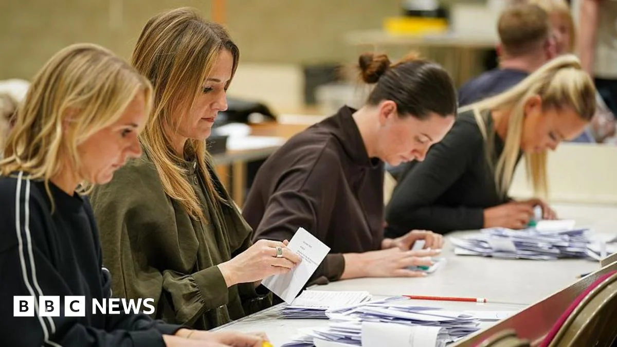 Reform surge hints at shift as Labour loses Redditch in early counts