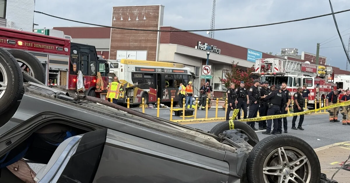 Pikesville bus crash injures 33, two critically