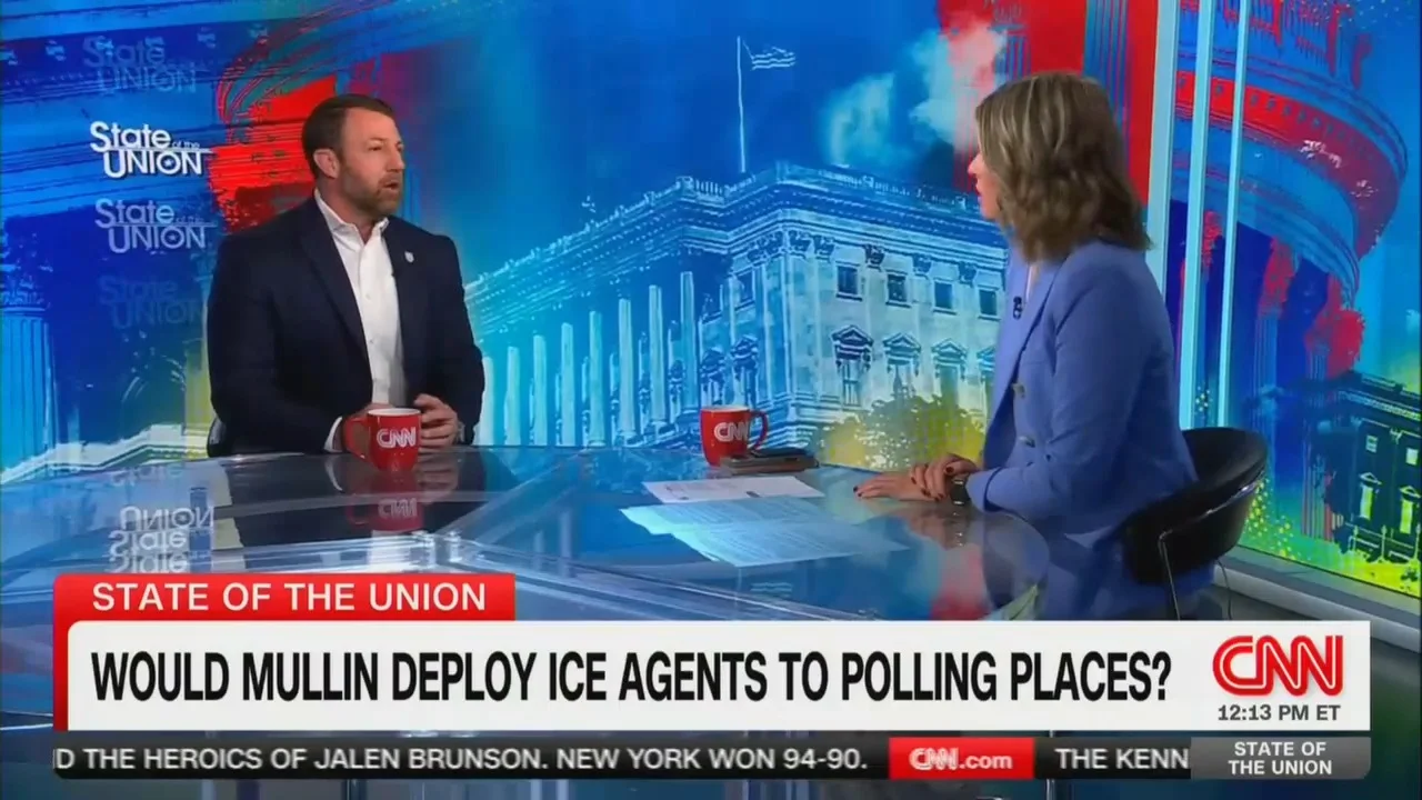 Mullin: ICE at Polls Only for Threats, Not Voter Checks