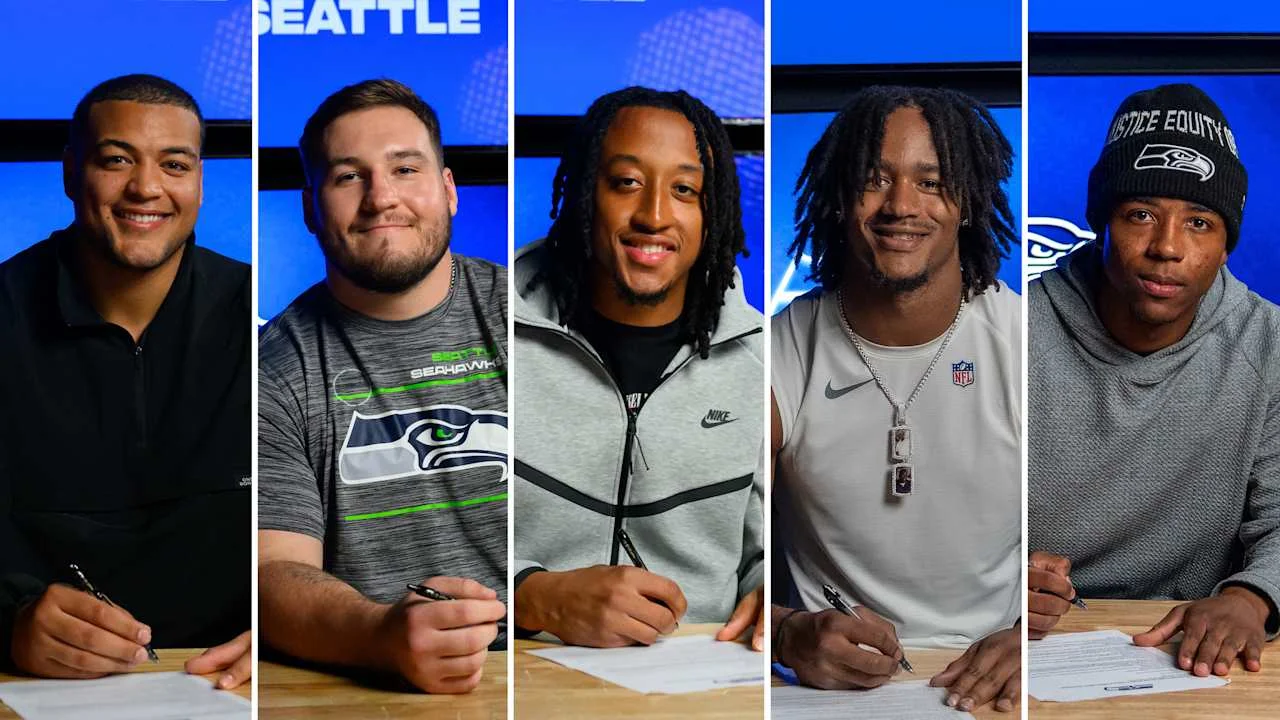 Six of Seahawks' eight 2026 picks sign rookie contracts ahead of minicamp