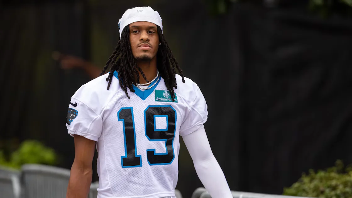 Panthers Rookie Brazzell II Out for Season with LCL Tear, Forcing WR Shuffle
