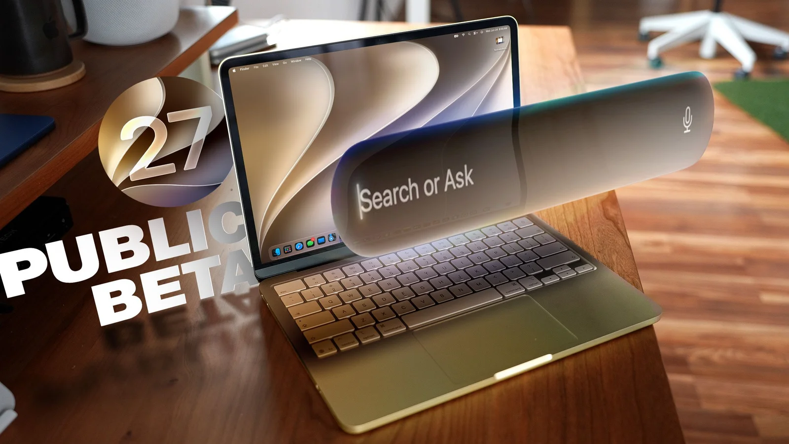macOS Golden Gate Public Beta 3 Brings Siri AI and UI Overhauls to Macs