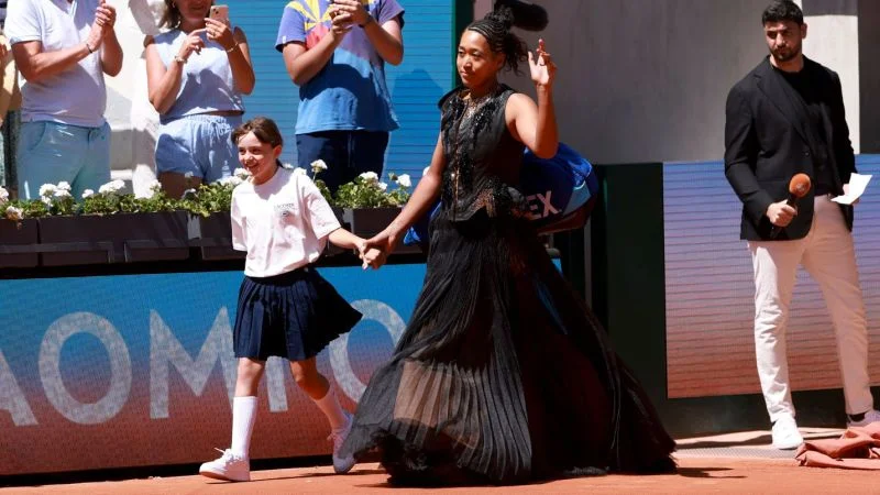 Osaka turns Roland Garros into a fashion moment with Eiffel Tower-inspired couture