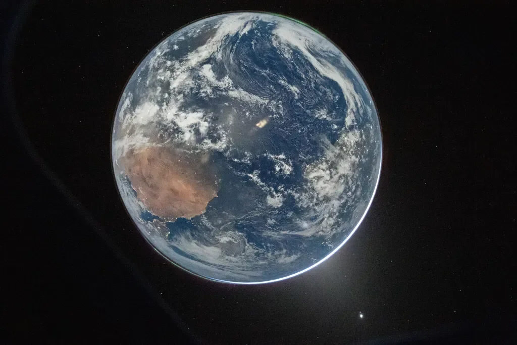 Hello, World: Artemis 2 captures Earth for Earth Day from the Orion window