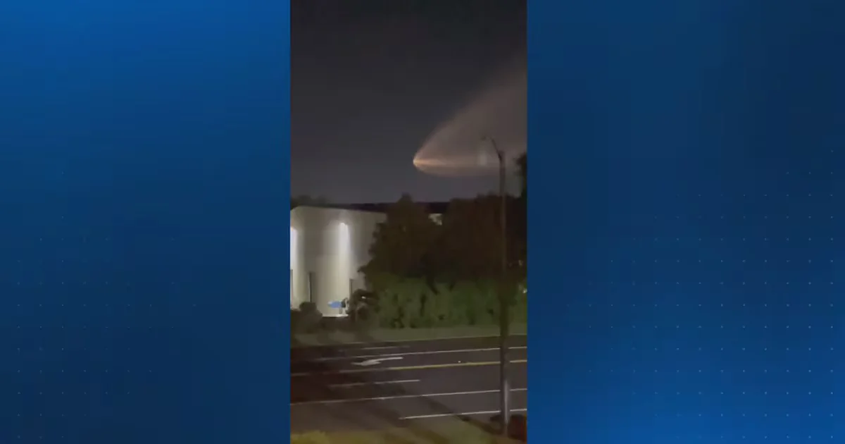Dawn jellyfish glow from SpaceX Starlink launch lights up Georgia skies