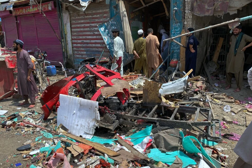 Lakki Marwat market blast leaves nine dead, dozens injured