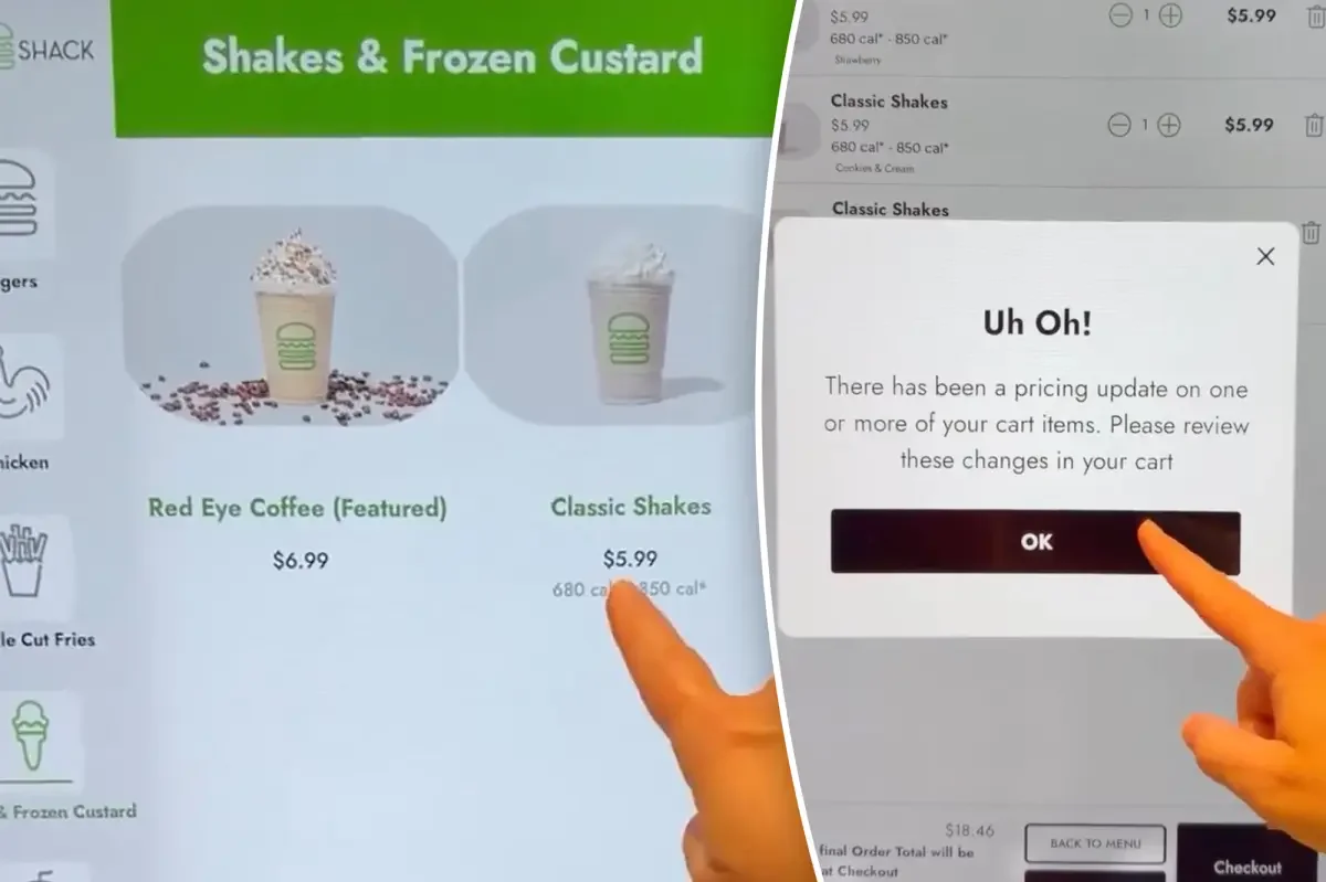 Shake Shack denies no-tip fee, cites kiosk glitch at airport