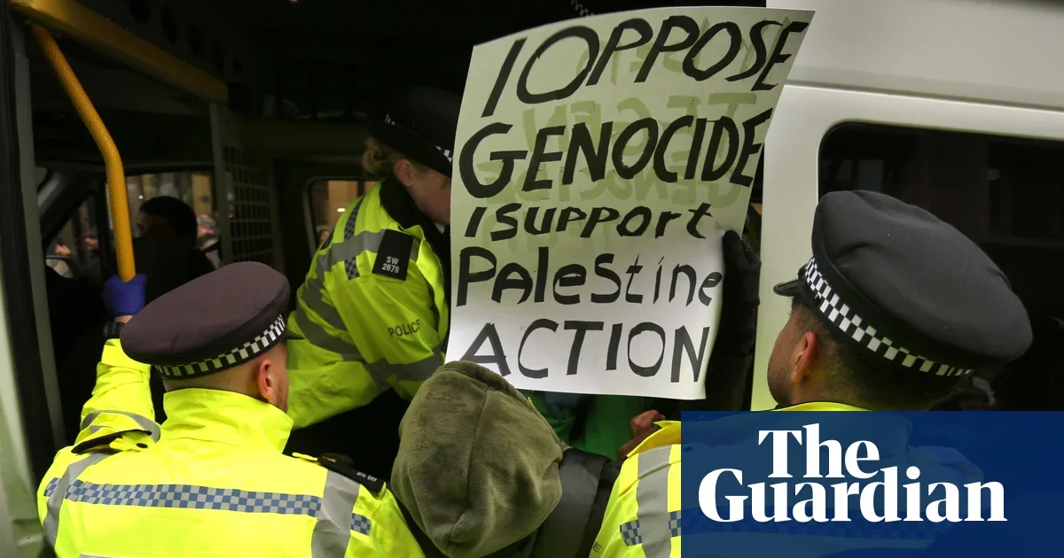 UK terror-arrest surge linked to Palestine Action ban, data show