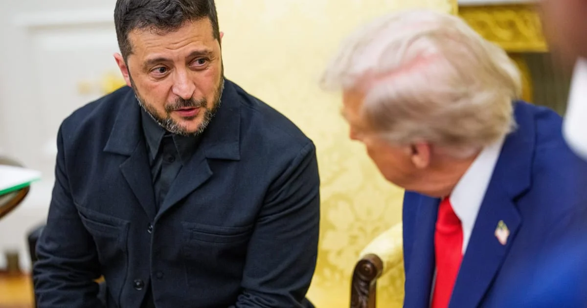 Zelenskyy Presents Trump with a Special Golf Club from Ukraine