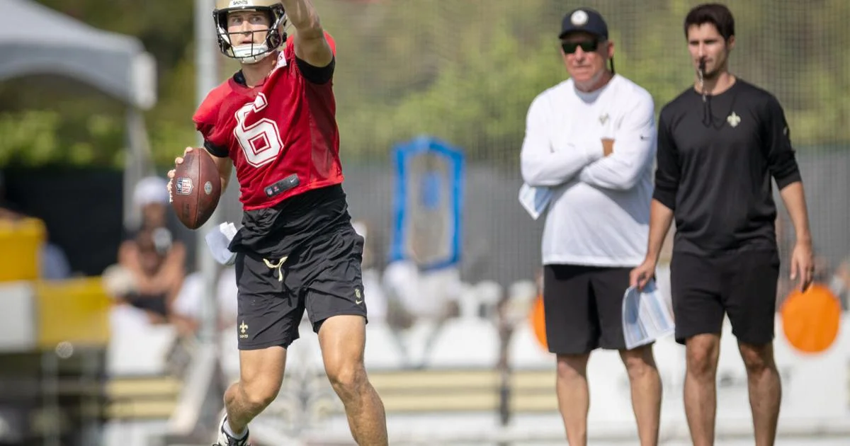 Saints' revamped offense still finding its footing at camp