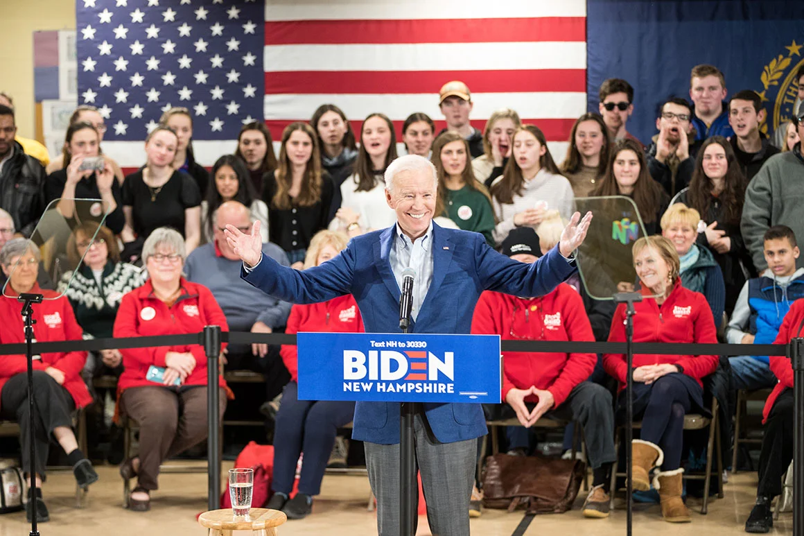 New Hampshire Democrats tepidly endorse Biden.