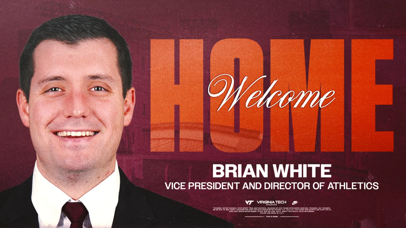 Virginia Tech taps Brian White to lead Hokies Athletics into a modern era