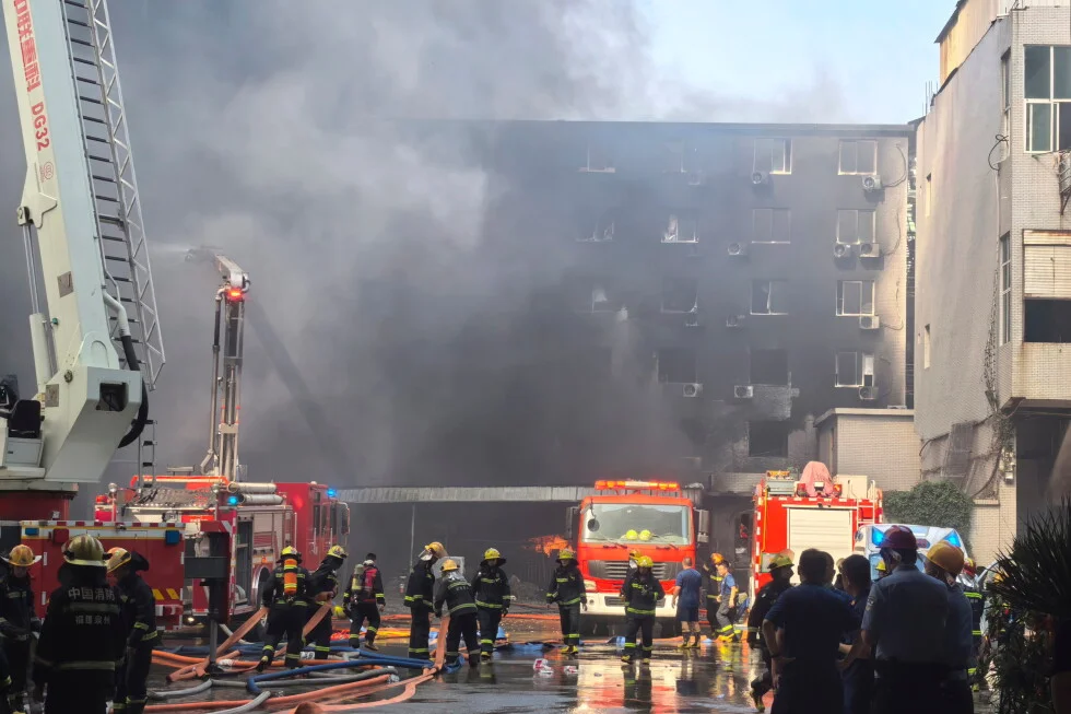 Deadly fire at southern China's shoe factory kills 28