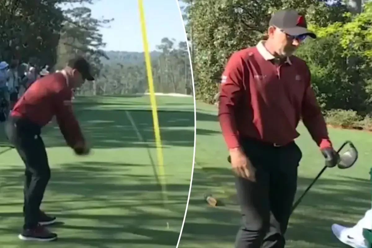 Garcia apologizes after dramatic Masters outburst and broken driver