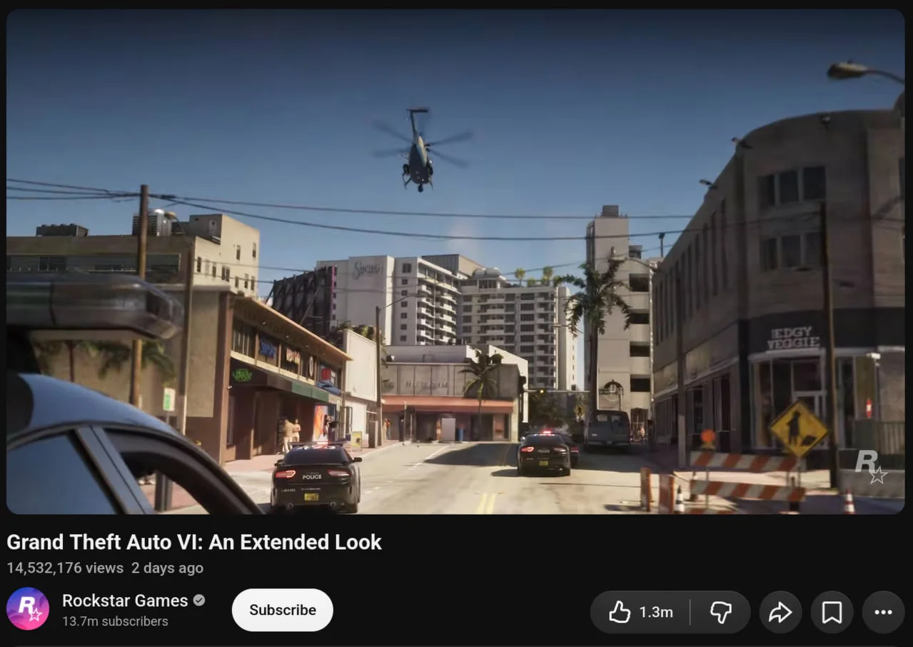 GTA VI Extended Preview Draws Millions Across Netflix, YouTube and Twitch