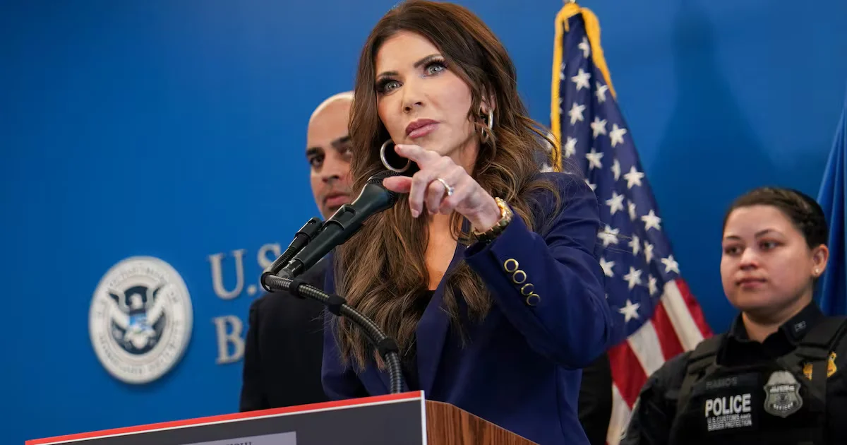 Noem's ICE Hiring Blitz Haunts Her After Maine Killing