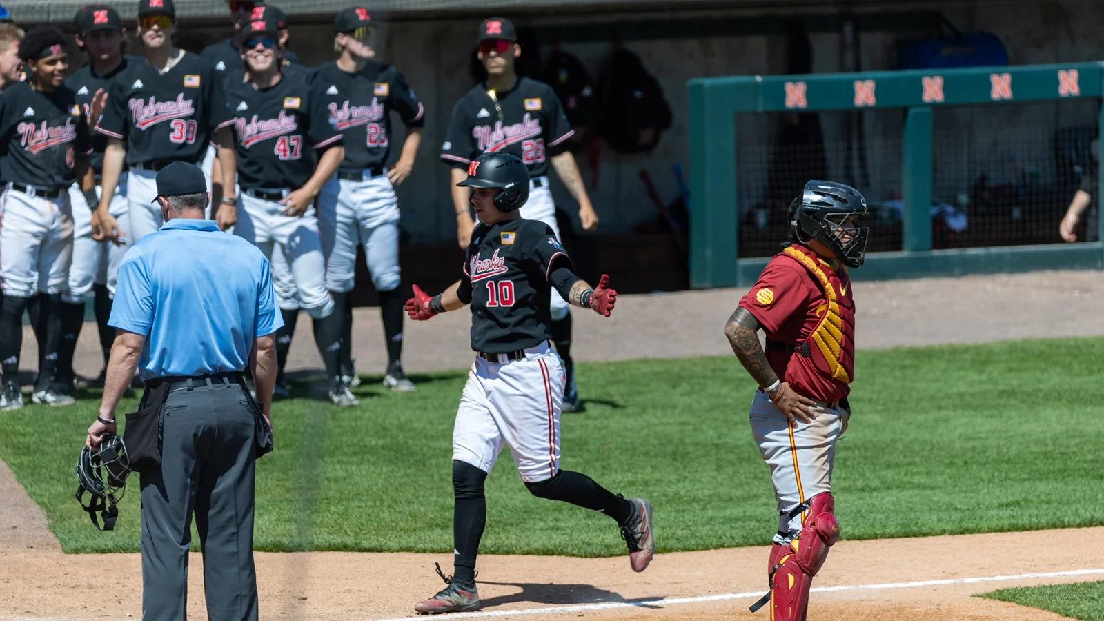 Huskers Run-Rule No. 12 USC in Program-Record Big Ten Sweep