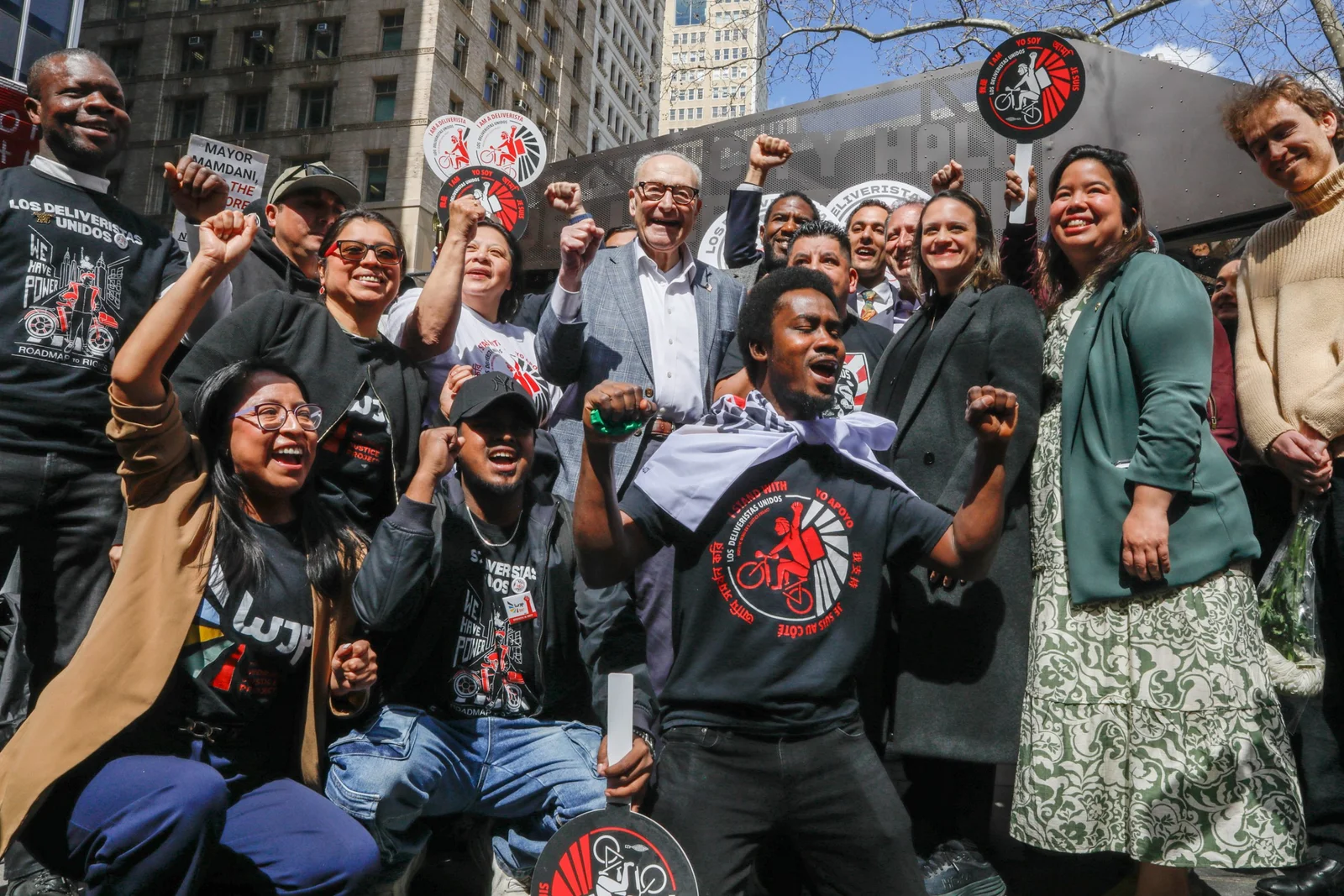 Deliverista Hub Opens at City Hall Park, Marking a NYC Labor Milestone