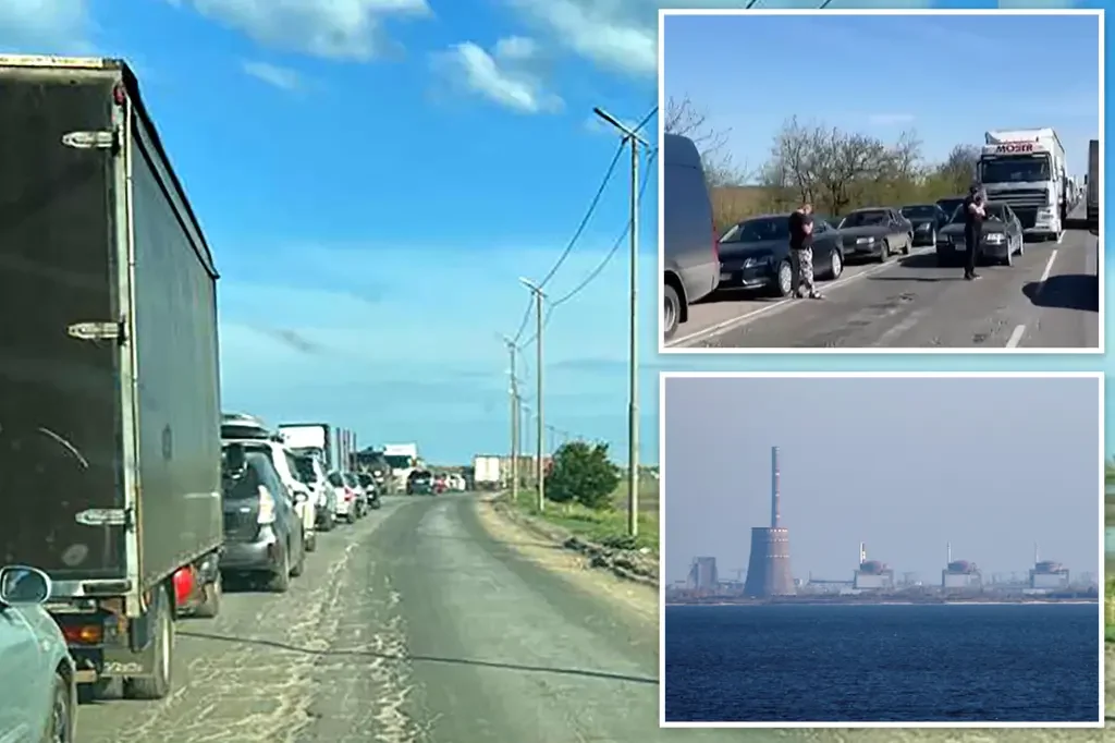 Russia Evacuates Town Near Nuclear Plant Amid Ukraine Conflict